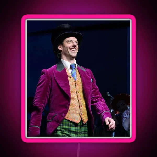 Christian Borle Charlie And The Chocolate Factory Willy RGB Neon Sign