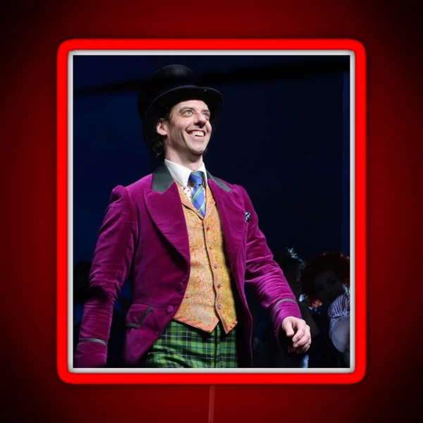 Christian Borle Charlie And The Chocolate Factory Willy RGB Neon Sign