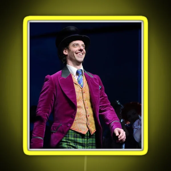 Christian Borle Charlie And The Chocolate Factory Willy RGB Neon Sign