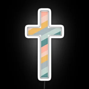 Christian Cross RGB Neon Sign