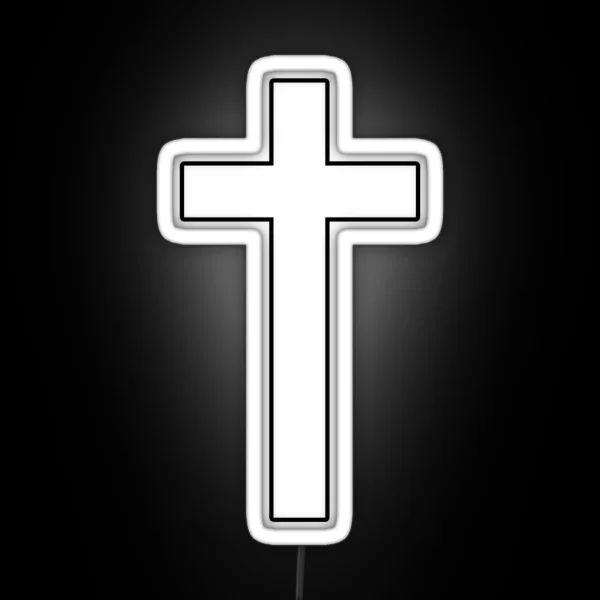Christian Cross RGB Neon Sign