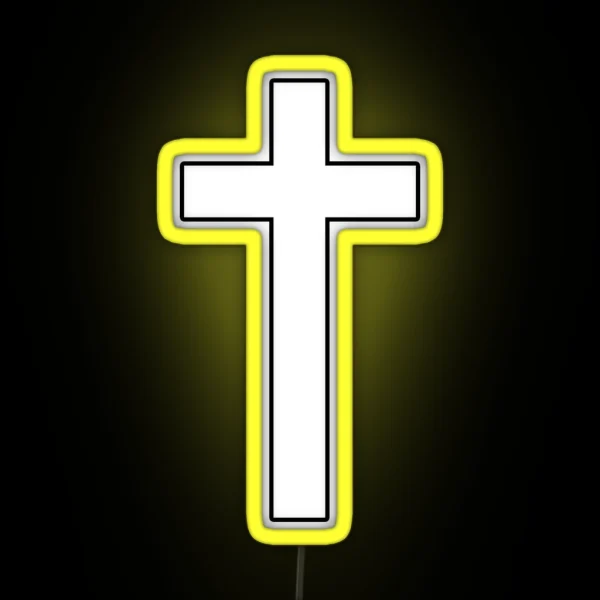 Christian Cross RGB Neon Sign