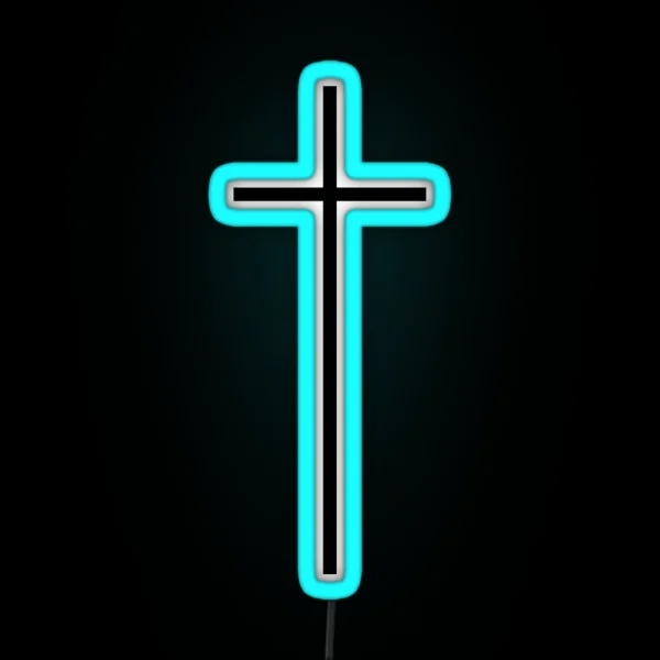 Christian Cross RGB Neon Sign