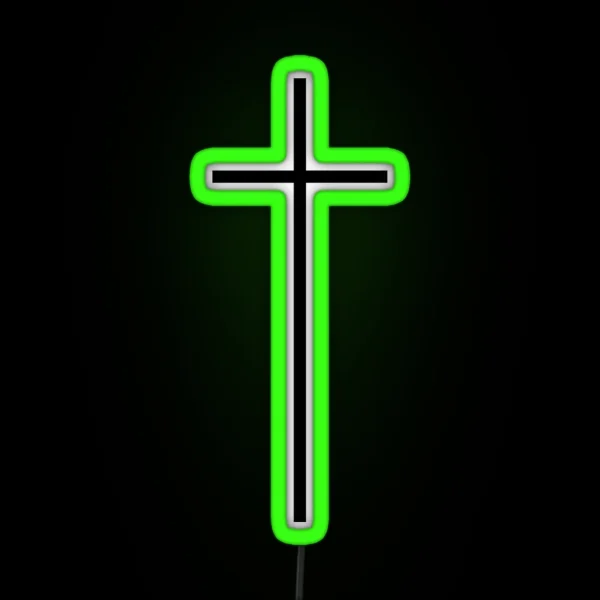 Christian Cross RGB Neon Sign