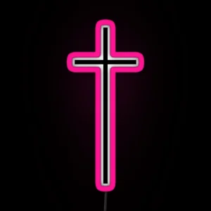 Christian Cross RGB Neon Sign