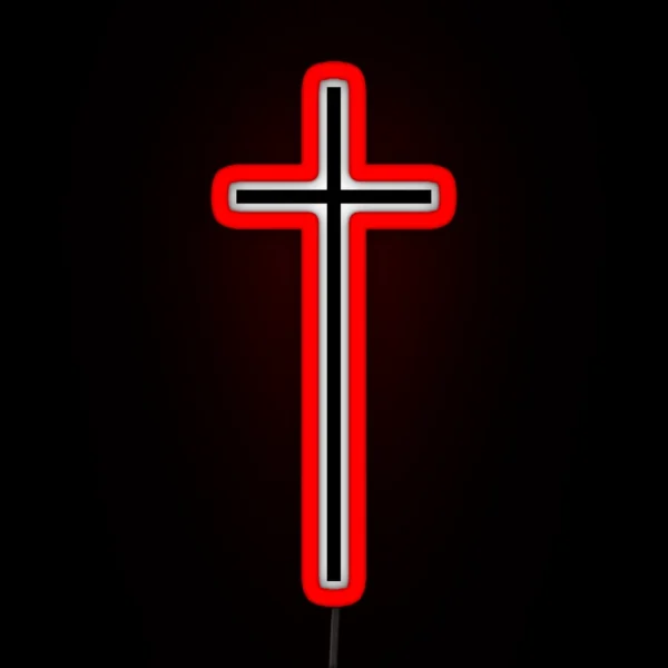 Christian Cross RGB Neon Sign