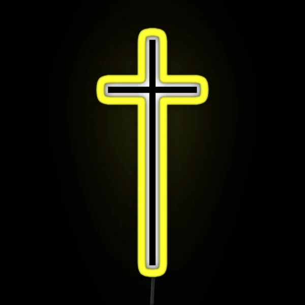 Christian Cross RGB Neon Sign