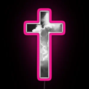 Christian Cross RGB Neon Sign