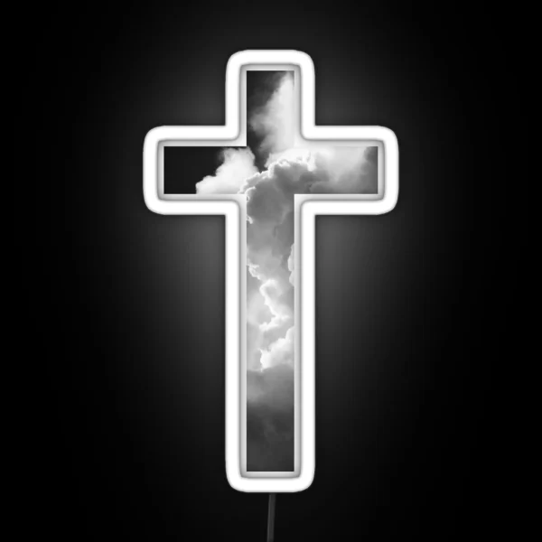 Christian Cross RGB Neon Sign