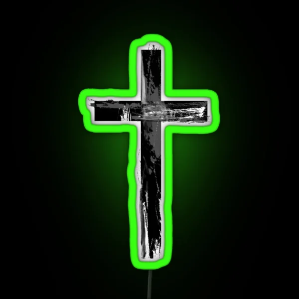 Christian Cross RGB Neon Sign