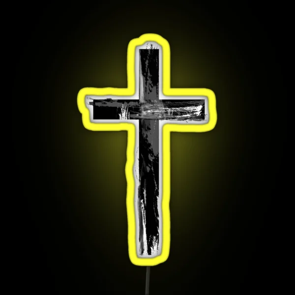 Christian Cross RGB Neon Sign