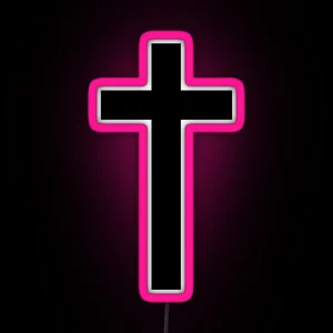 Christian Cross RGB Neon Sign