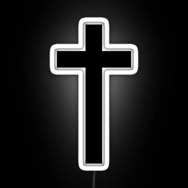 Christian Cross RGB Neon Sign