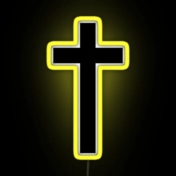 Christian Cross RGB Neon Sign