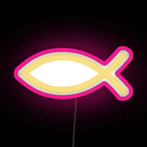 Christian Fish RGB Neon Sign