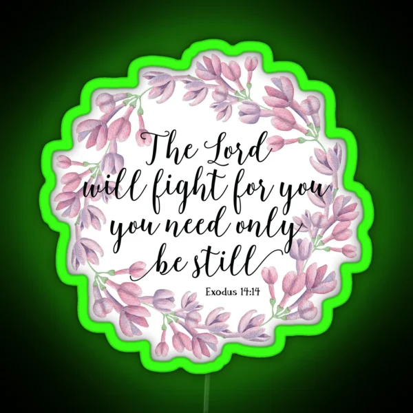 Christian Quote RGB Neon Sign