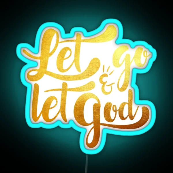 Christian Quote RGB Neon Sign