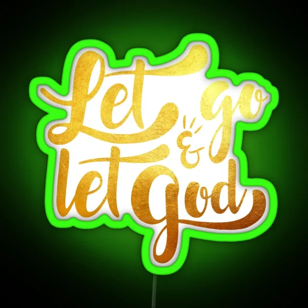 Christian Quote RGB Neon Sign