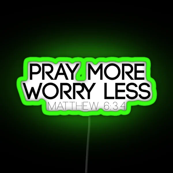 Christian Quote RGB Neon Sign