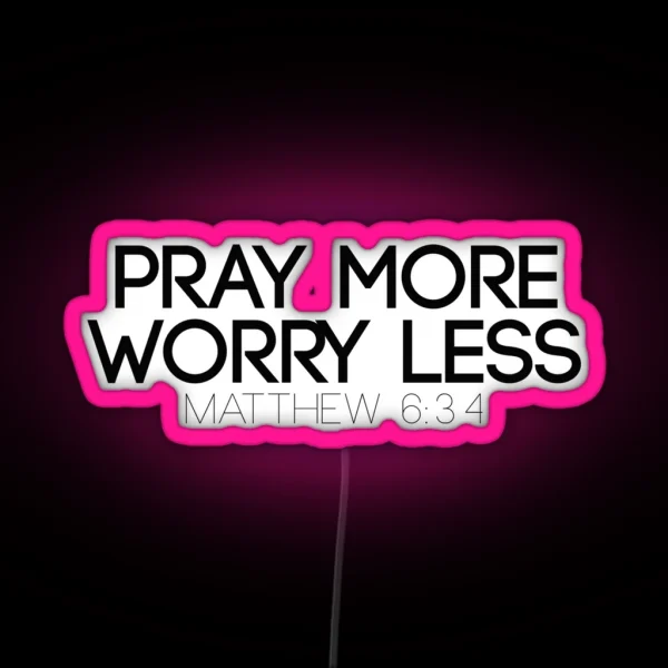 Christian Quote RGB Neon Sign