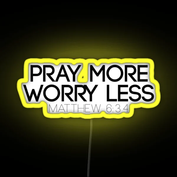 Christian Quote RGB Neon Sign