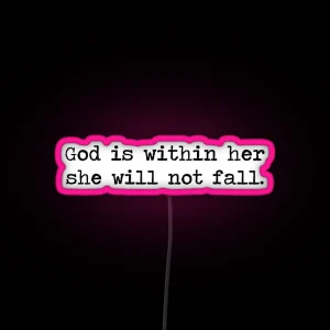 Christian Quote RGB Neon Sign