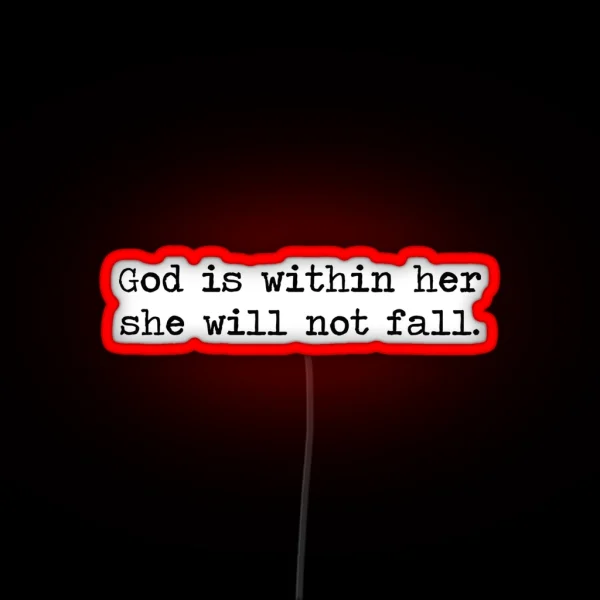 Christian Quote RGB Neon Sign