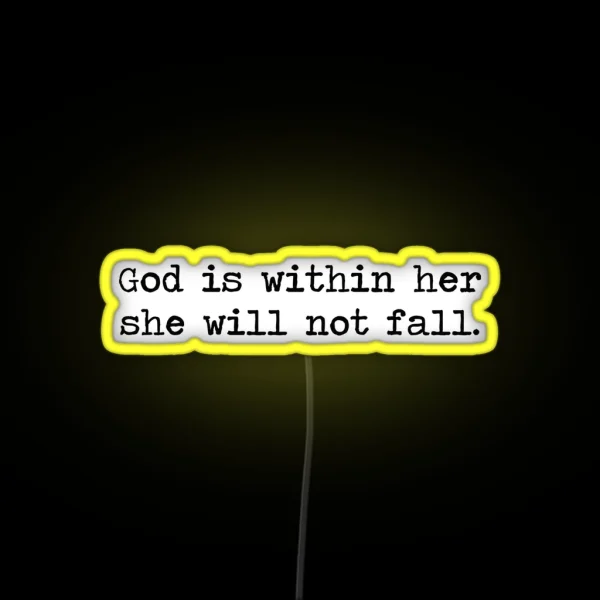 Christian Quote RGB Neon Sign