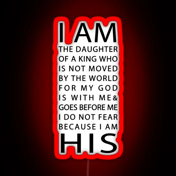 Christian Quote RGB Neon Sign