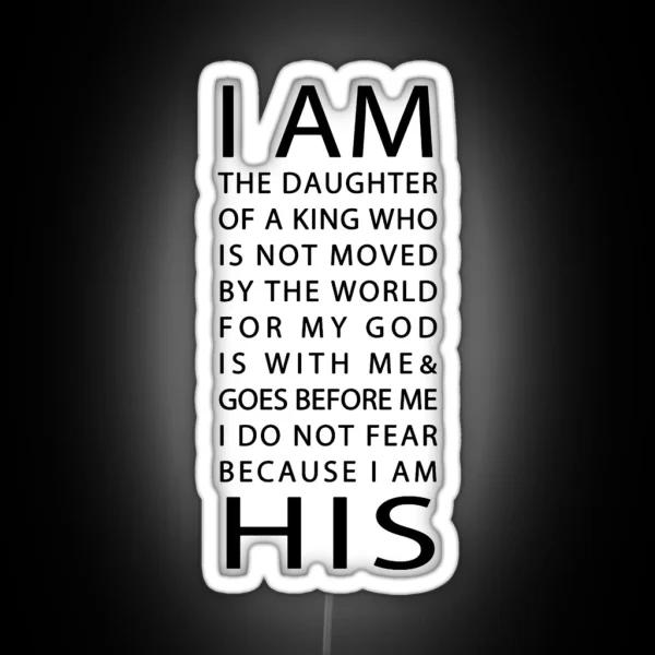 Christian Quote RGB Neon Sign
