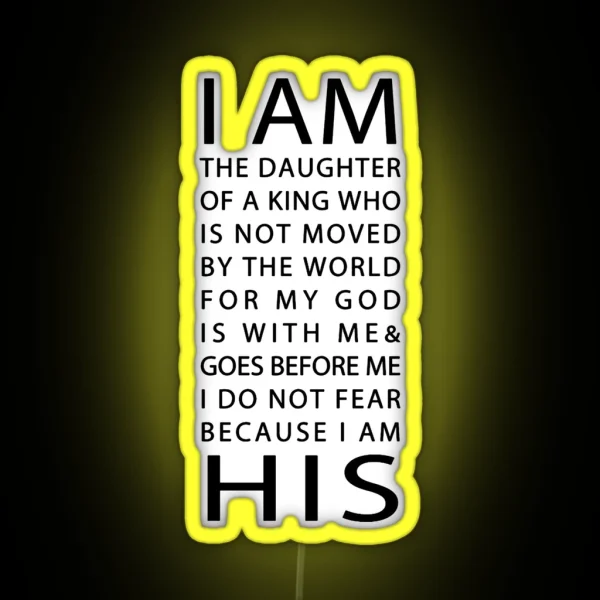 Christian Quote RGB Neon Sign