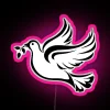 Customizable RGB neon Christian symbol decorative wall hanging display artwork