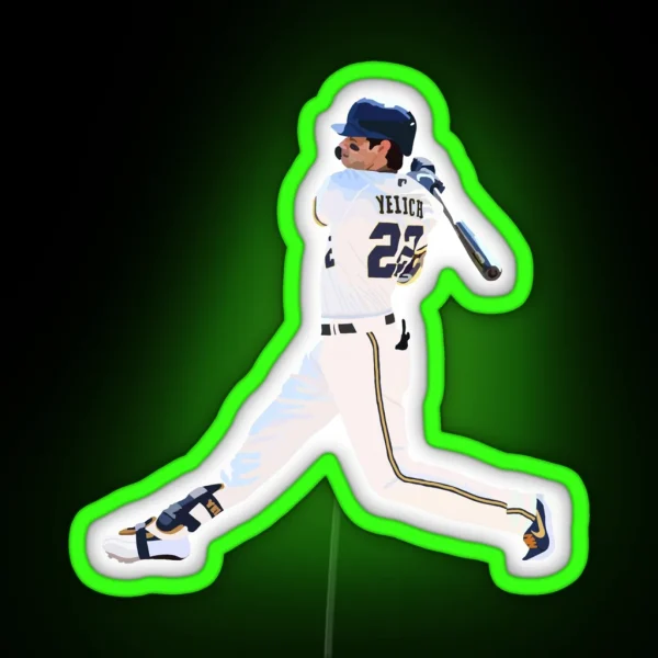 Christian Yelich RGB Neon Sign