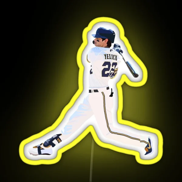 Christian Yelich RGB Neon Sign