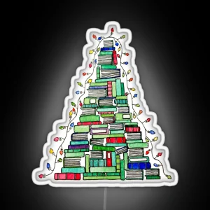 Christmas Book Tree 2017 RGB Neon Sign