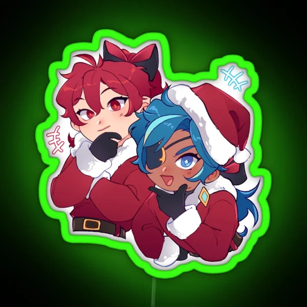 Christmas Ragbros RGB Neon Sign