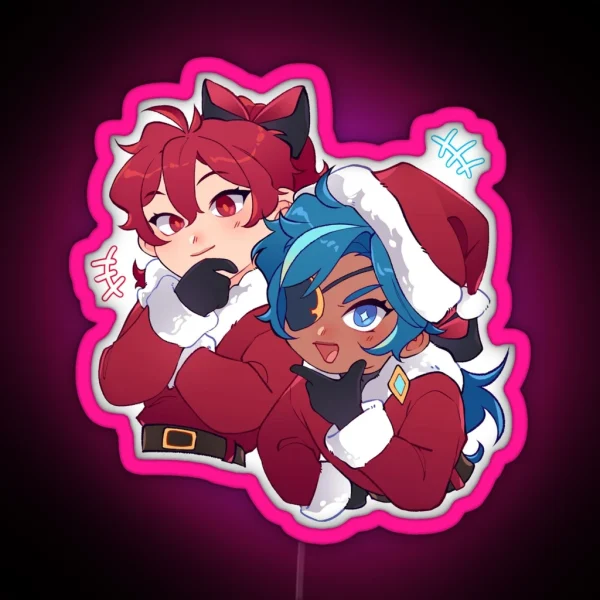 Christmas Ragbros RGB Neon Sign