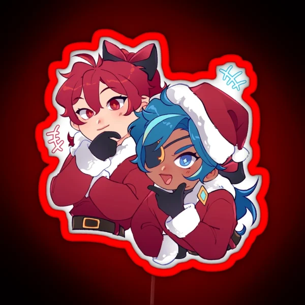 Christmas Ragbros RGB Neon Sign