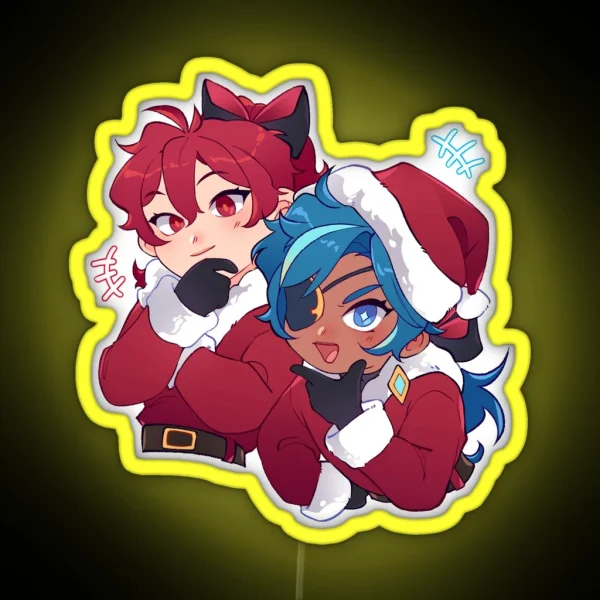 Christmas Ragbros RGB Neon Sign