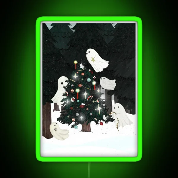 Christmas Spirits RGB Neon Sign