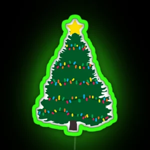 Christmas Tree RGB Neon Sign