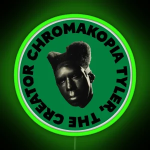 Chromakopia Badge Tyler The Creator RGB Neon Sign