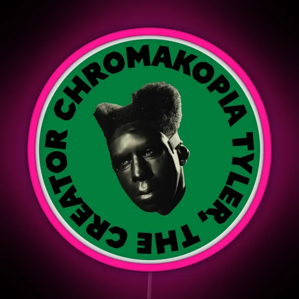 Chromakopia Badge Tyler The Creator RGB Neon Sign