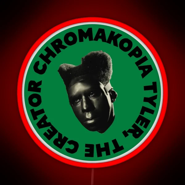 Chromakopia Badge Tyler The Creator RGB Neon Sign