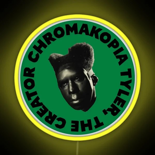 Chromakopia Badge Tyler The Creator RGB Neon Sign