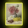 RGB Led Chrysanthemum and Vase Wall Decor Neon Sign Artwork