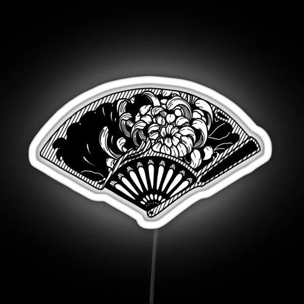 Chrysanthemum Fan RGB Neon Sign