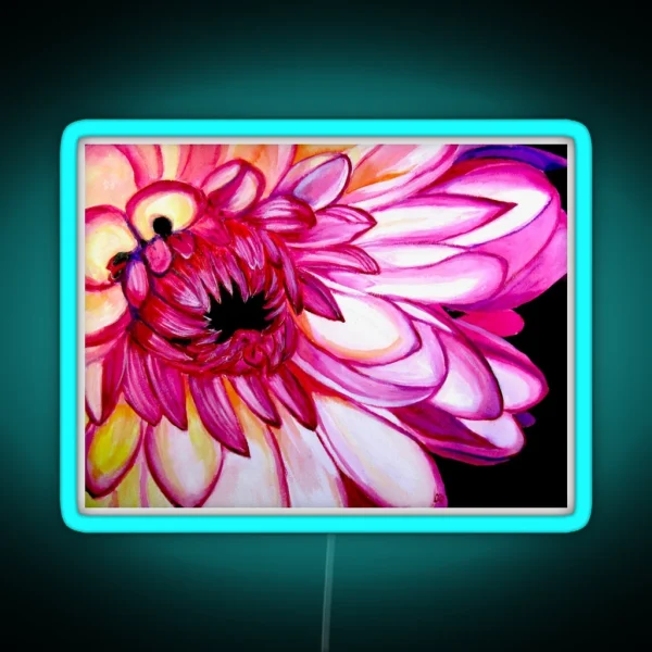 Chrysanthemum RGB Neon Sign