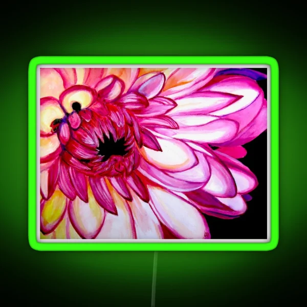 Chrysanthemum RGB Neon Sign