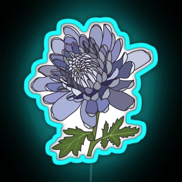 Chrysanthemum RGB Neon Sign